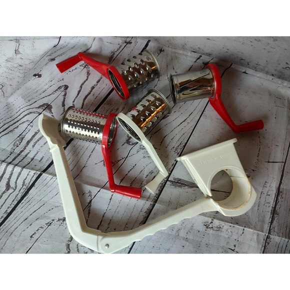 vintage progressive rotary grater 4 Piece Set - Picture 2 of 8